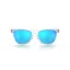Oakley Frogskins Crystal Clear With Prizm Sapphire Lens